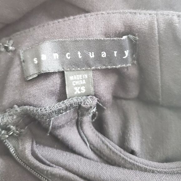 Sanctuary Women's Sleeveless Halter Dress With Clear Embellishments  Size XS - Picture 2 of 6